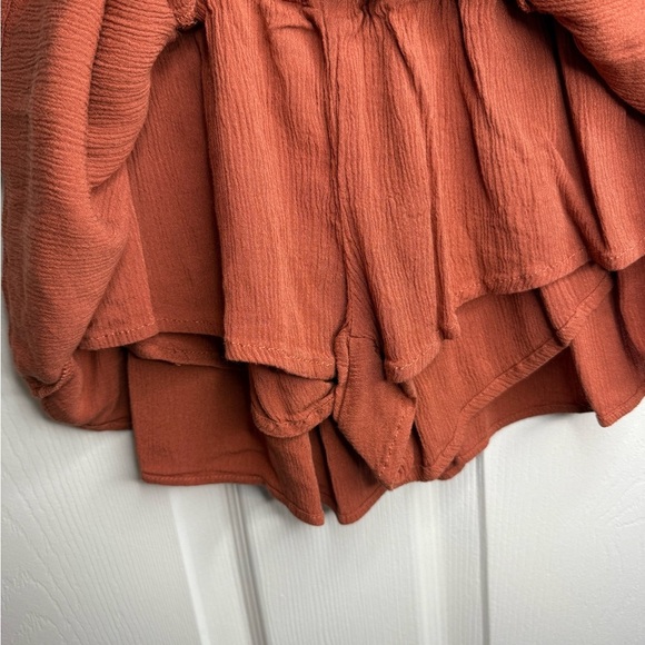 Rewash Bran Rust Layered Women's Mini Skirt with built in shorts Size Small GUC - Picture 3 of 5